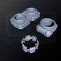 MTV Ring Turret Mounts Add-on · STL Files